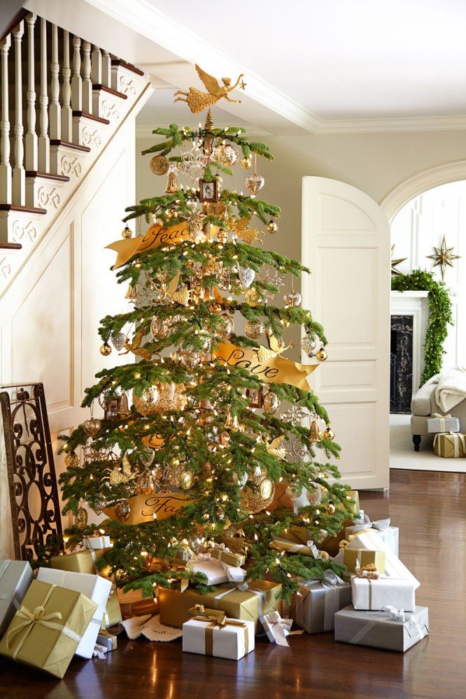 Purple Decorated Christmas Tree 2021