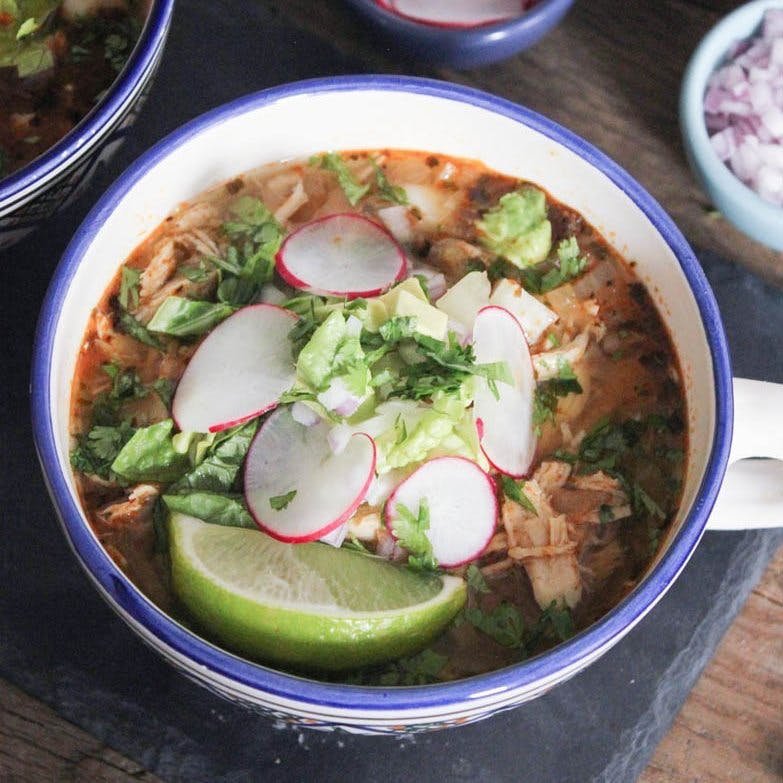 Chicken posole.