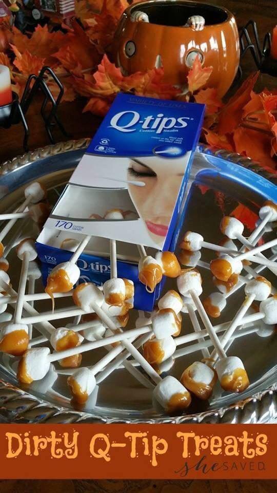 Dirty Earwax Halloween Treats from She Saved