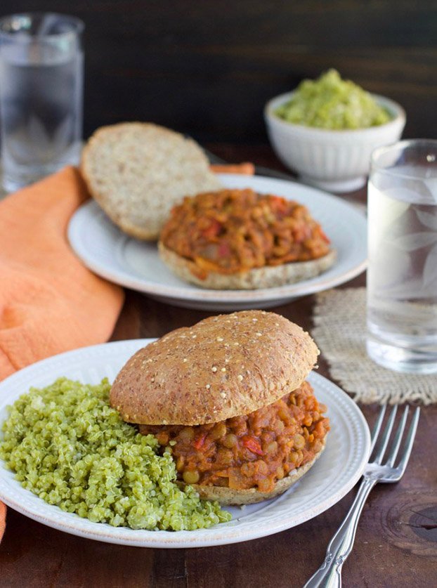 Lentil Sloppy Joes.