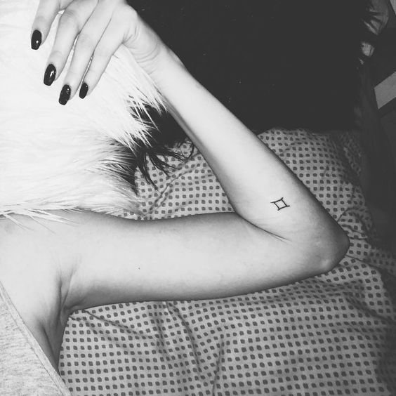 gemini tattoo symbol gemini tattoo symbol
