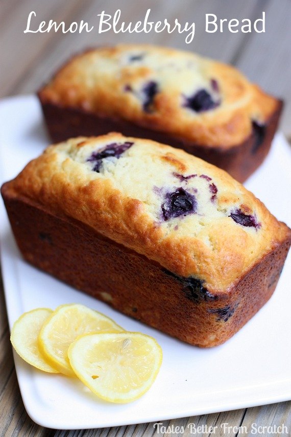 Lemon Blueberry Loaf Bread