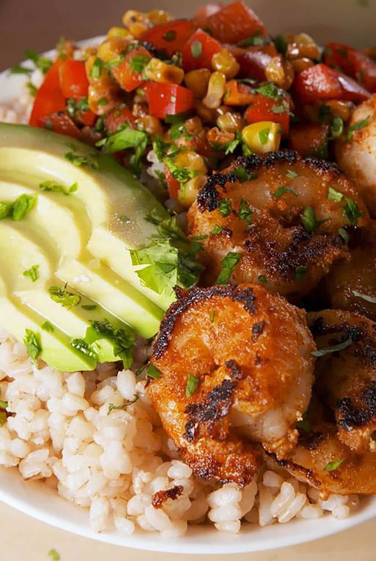 Blackened Shrimp Bowl