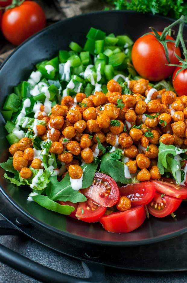 Buffalo Chickpea Salad