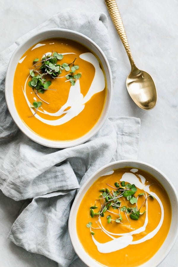 Creamy Carrot Ginger Soup