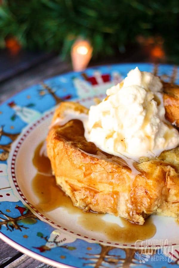 Eggnog French Toast with Gingerbread Syrup
