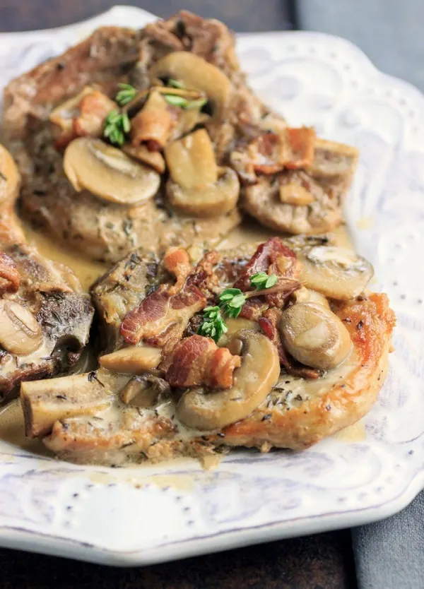 Instant Pot Keto Smothered Pork Chops