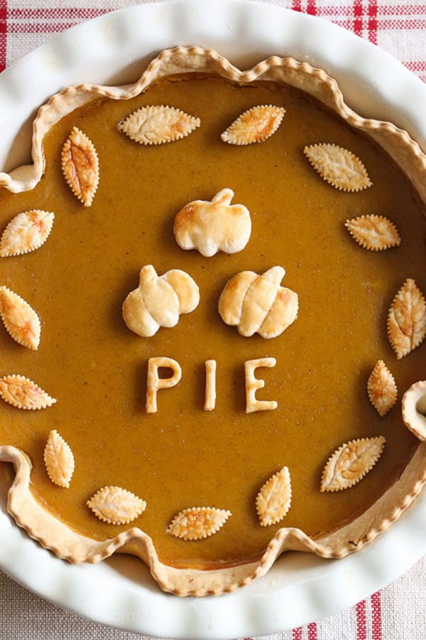 Skinny Thanksgiving Pumpkin Pie