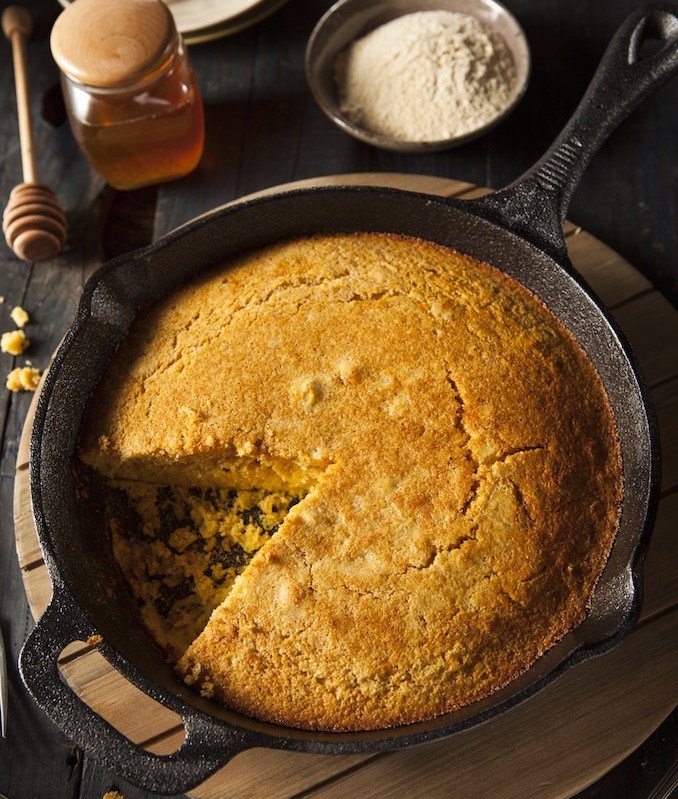 Whole-Grain Skillet Cornbread