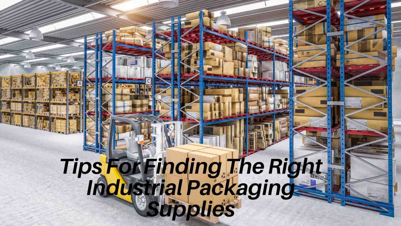 Tips For Finding The Right Industrial Packaging Supplies