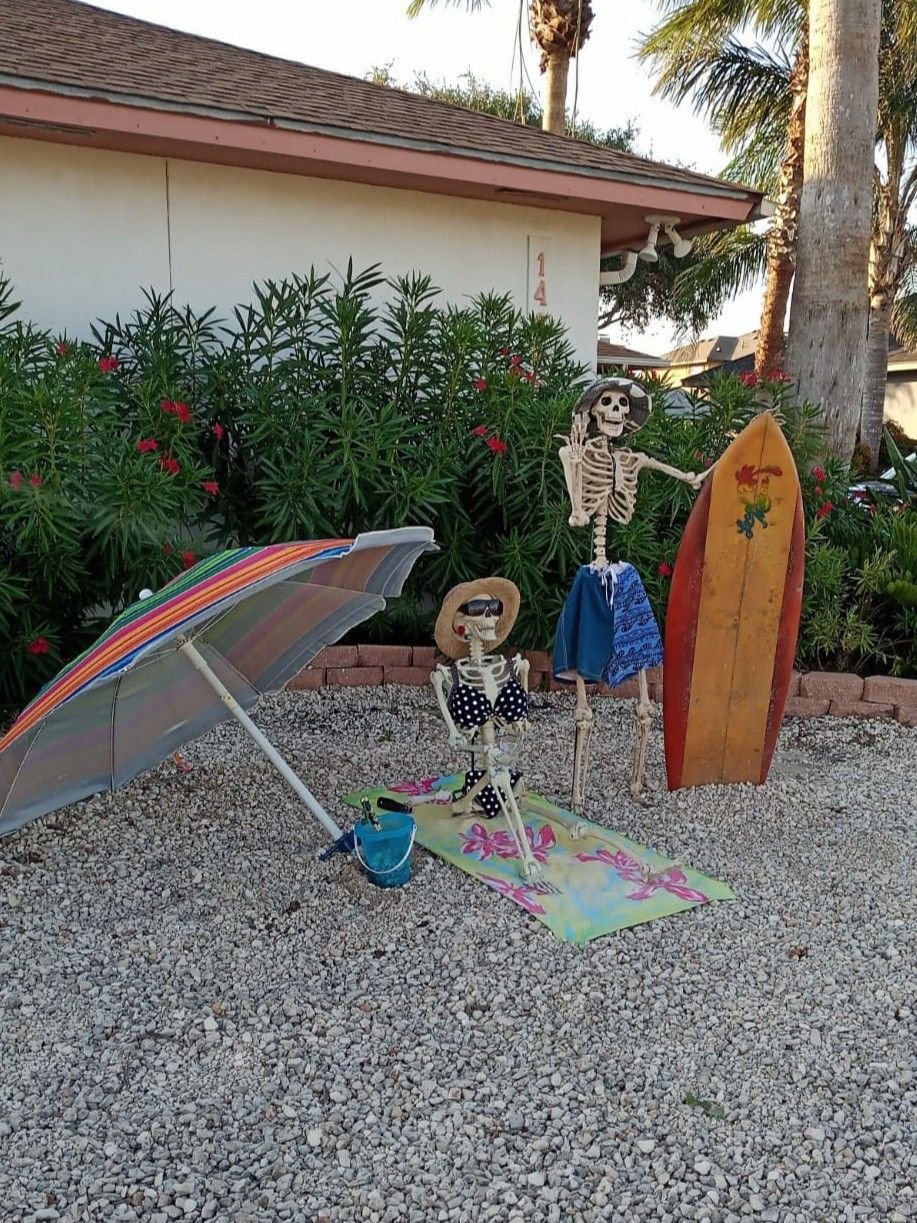 Beach skeletons