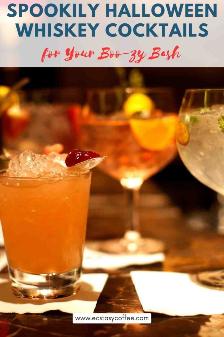 Spookily Halloween Whiskey Cocktails for Your Boozy Bash