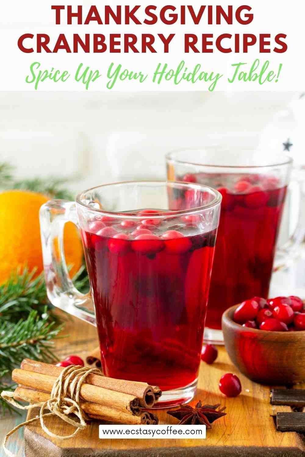 Thanksgiving Cranberry Recipes