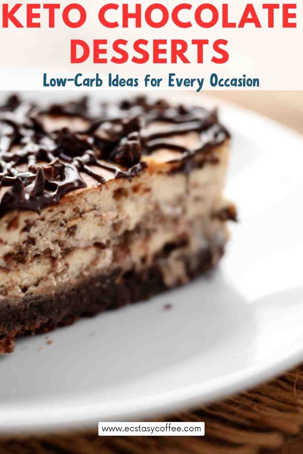 Keto Chocolate Desserts