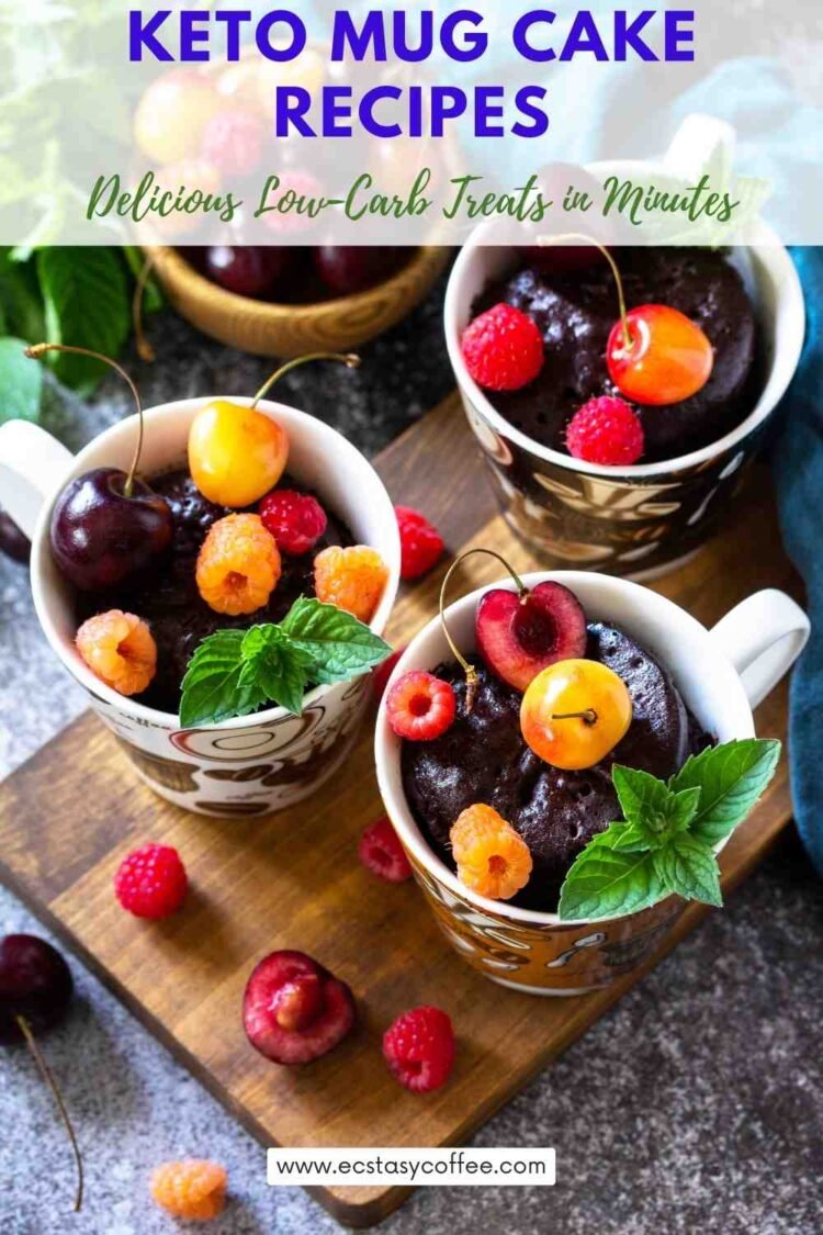 Keto Mug Cake Recipes Delicious LowCarb Treats in Minutes