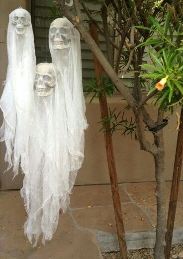 Skull cheesecloth ghost