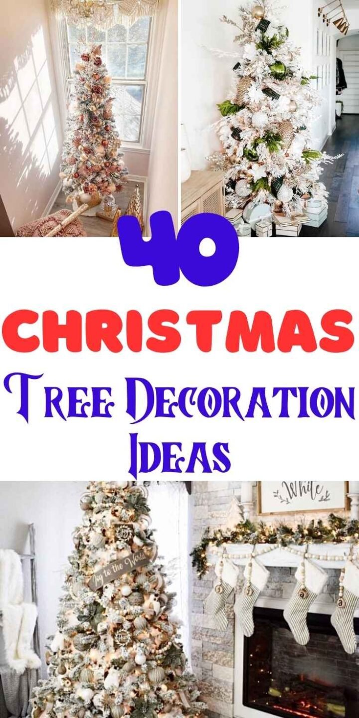 40 Sparkling Christmas Tree Decoration Ideas for Magical Holiday