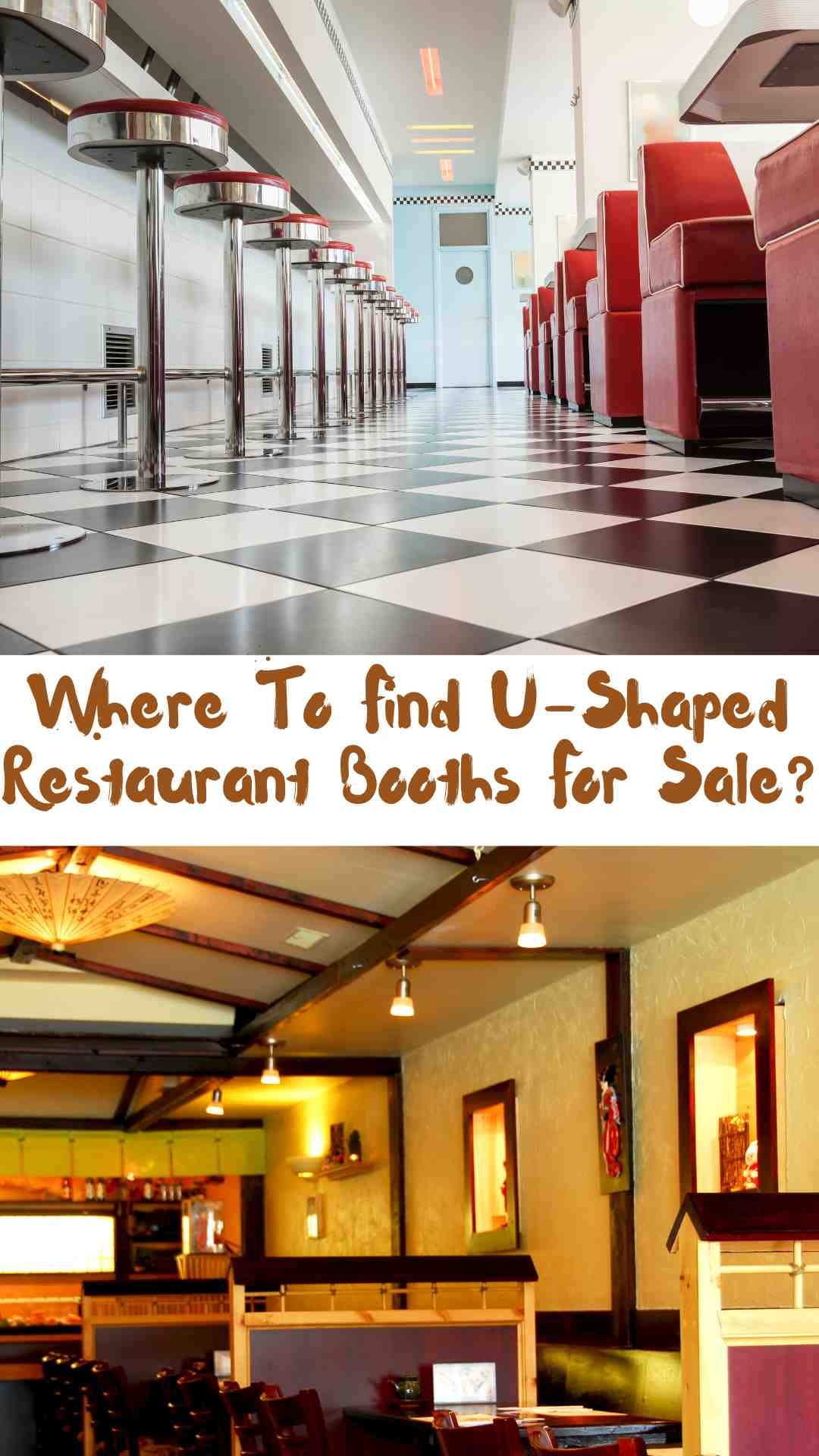 U-Shaped Restaurant Booths