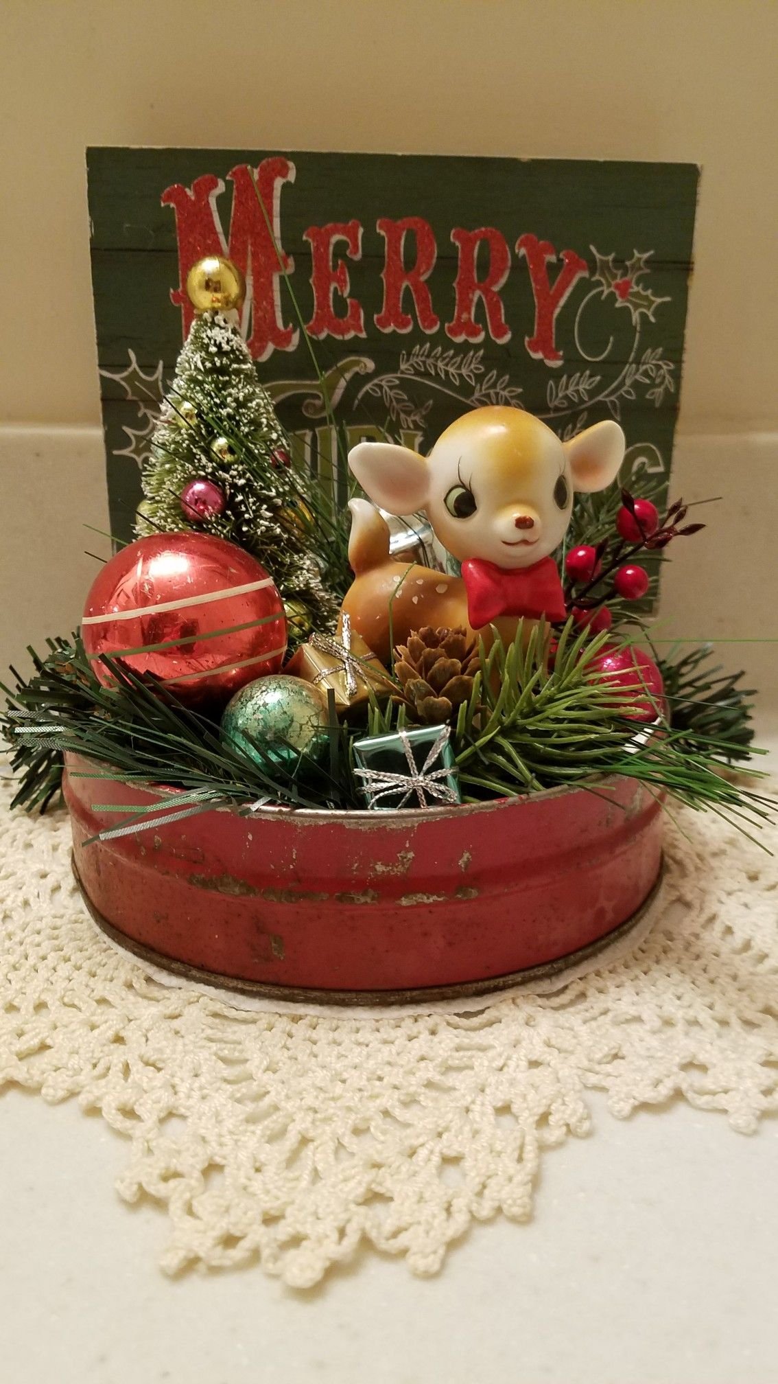 Christmas collectibles corralled
