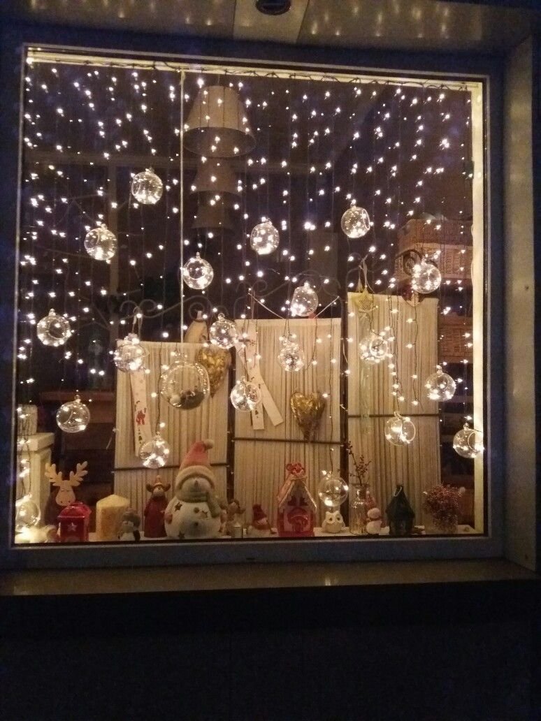 Illuminated Night—Home Decoration Using the Entire Window