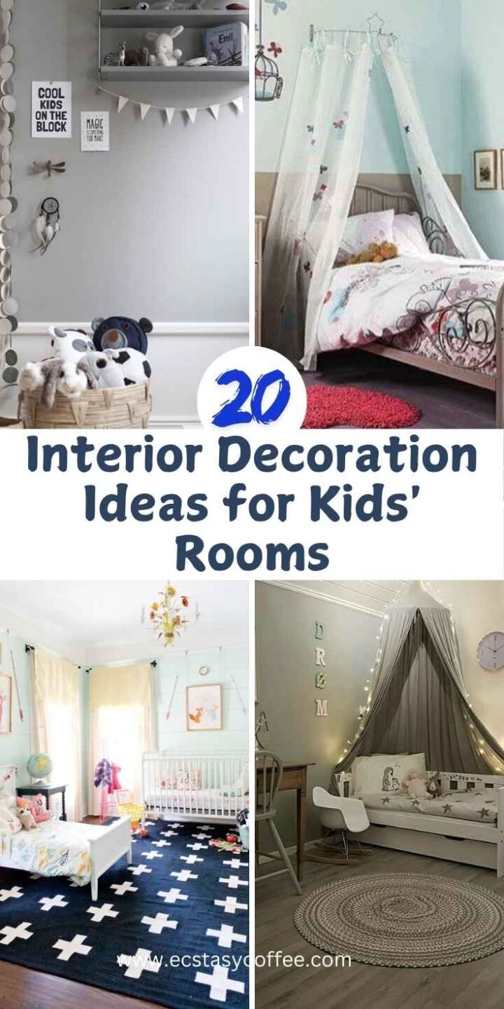 20 Creative Interior Decoration Ideas for Kids' Rooms