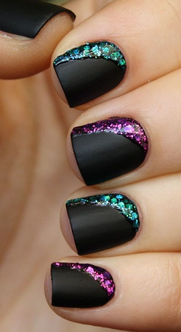 Crossed Matte Nail Art Design | Make Matte Polish at Home - YouTube
