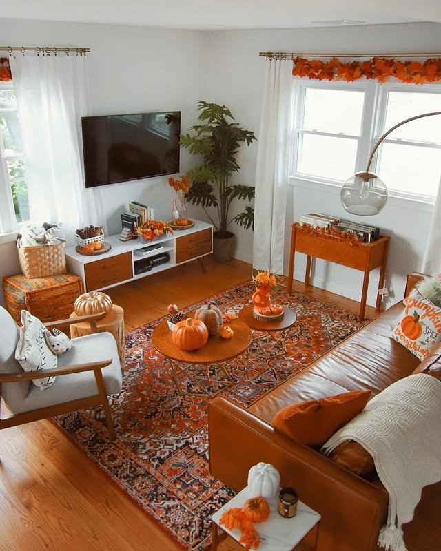 Orange Palette of Furniture and Furnishings