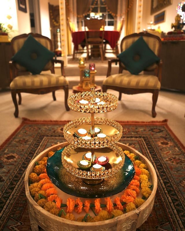 Three-Tier Glass Tray