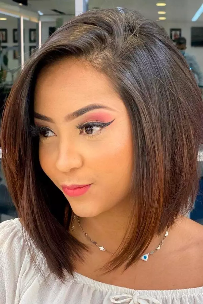 Side Part Short Bob with Ombre