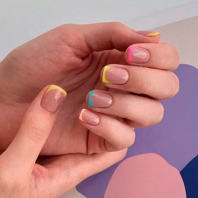 Short French Nails