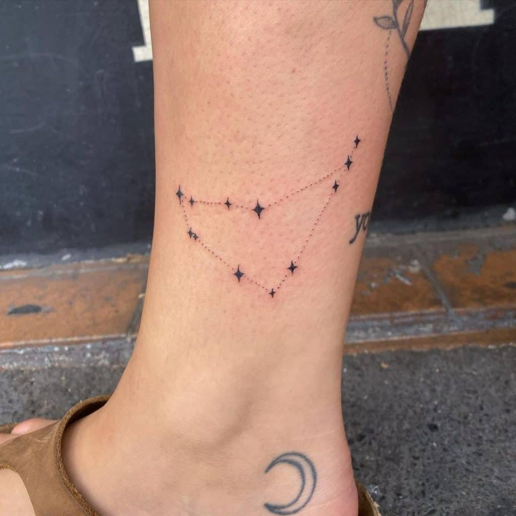 Capricorn Constellation Tattoo