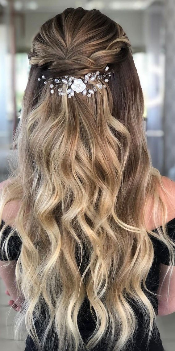 Half up Half Down For Long Hair
