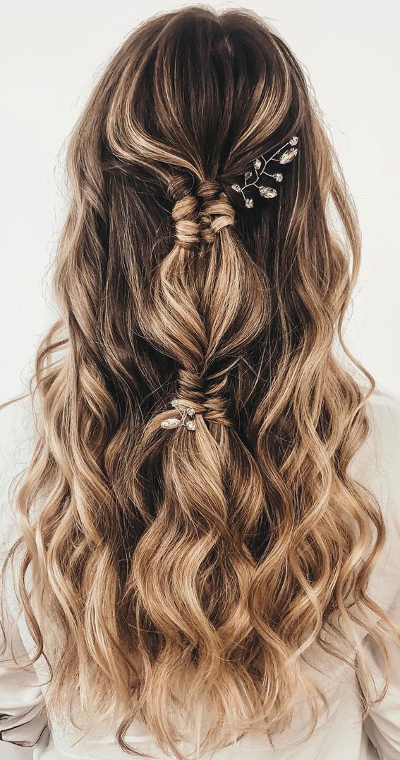 Infinity Braided Half Up