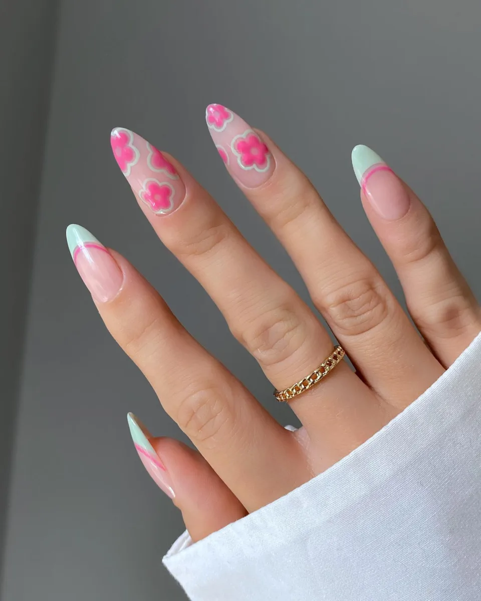 Pink & Mint