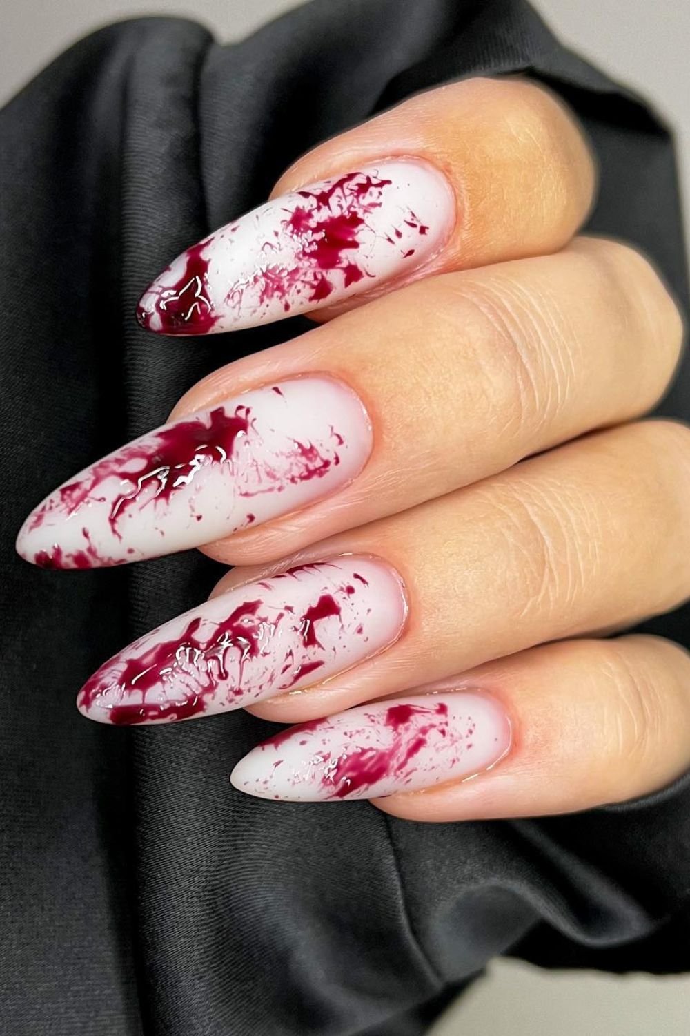Blood Splatter White