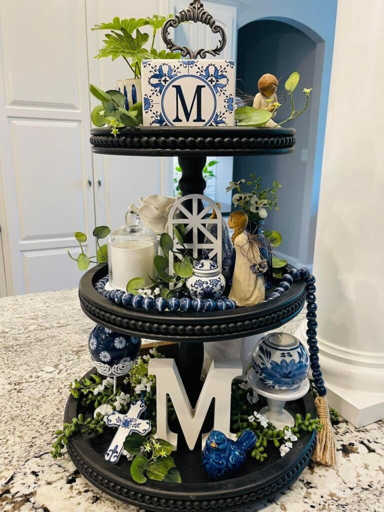 Blue and White Ceramic Porcelain
