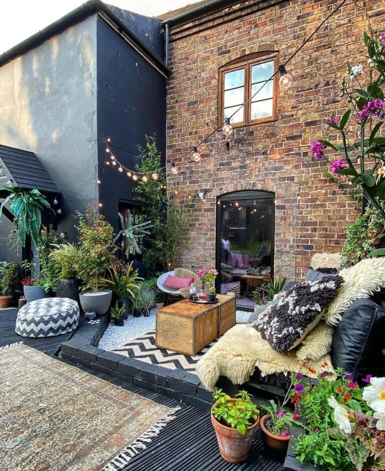 Bohemian Patio Decor