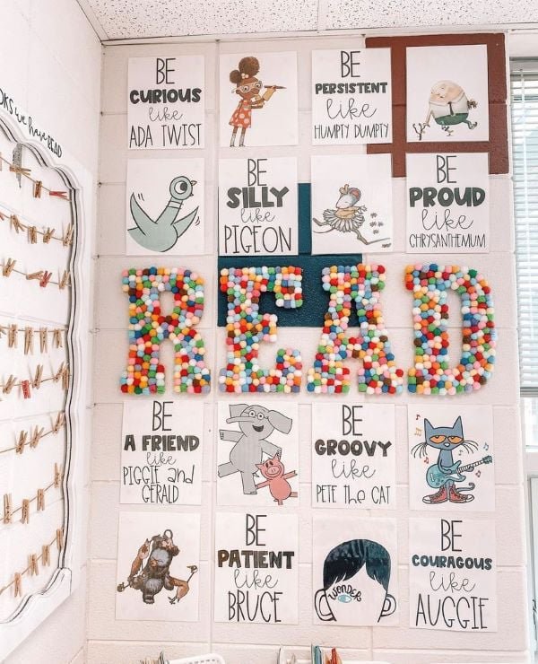 Classroom Poster Gallery Wall