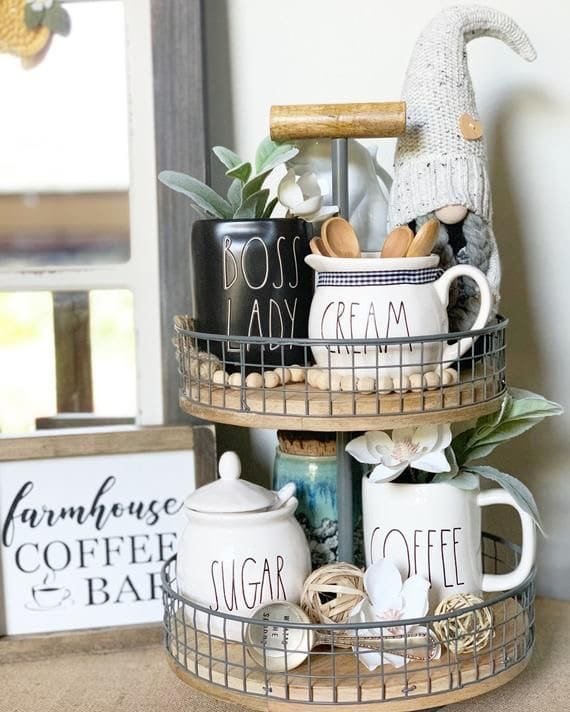 Coffee, Cream, and Sugar Canisters