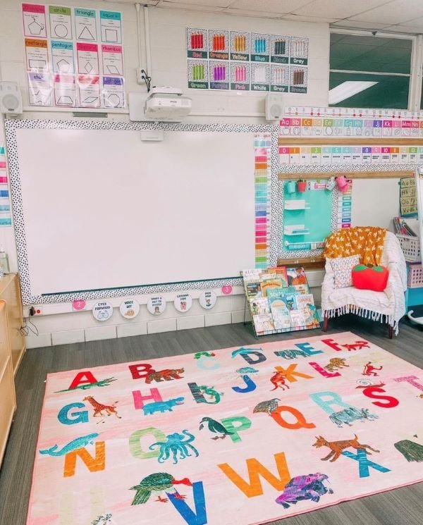 Colorful Classroom Rug