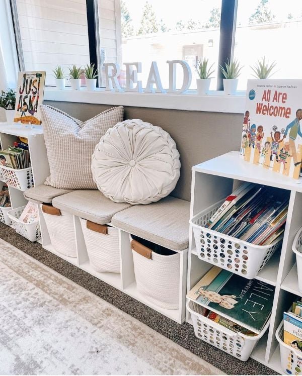 Cozy Reading Bench