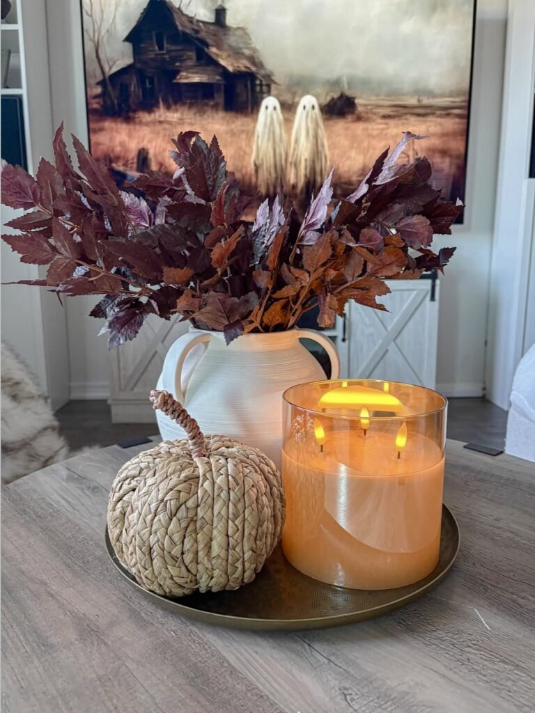 Fall-Themed Decorative Tray