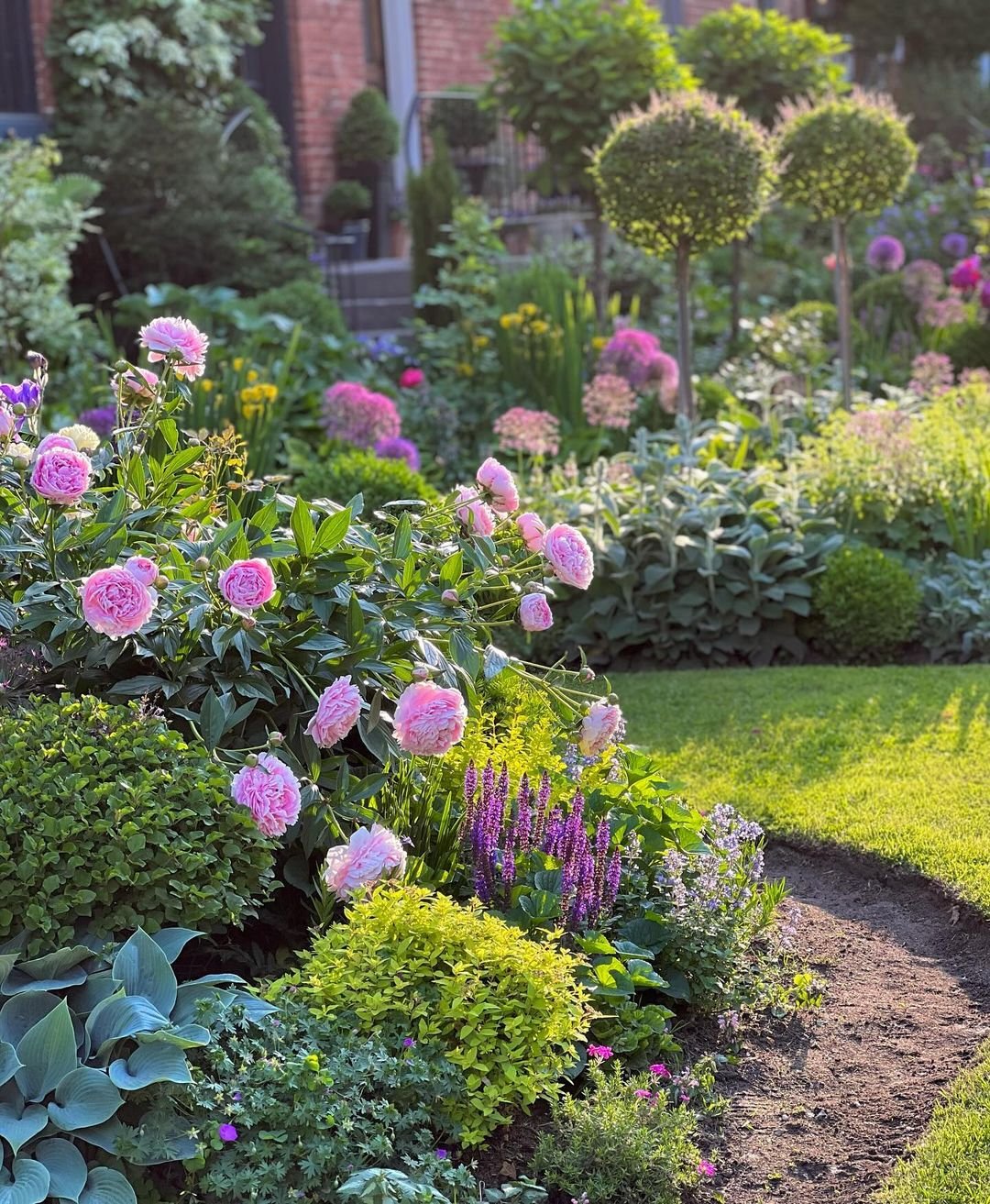 Formal Perennial Border