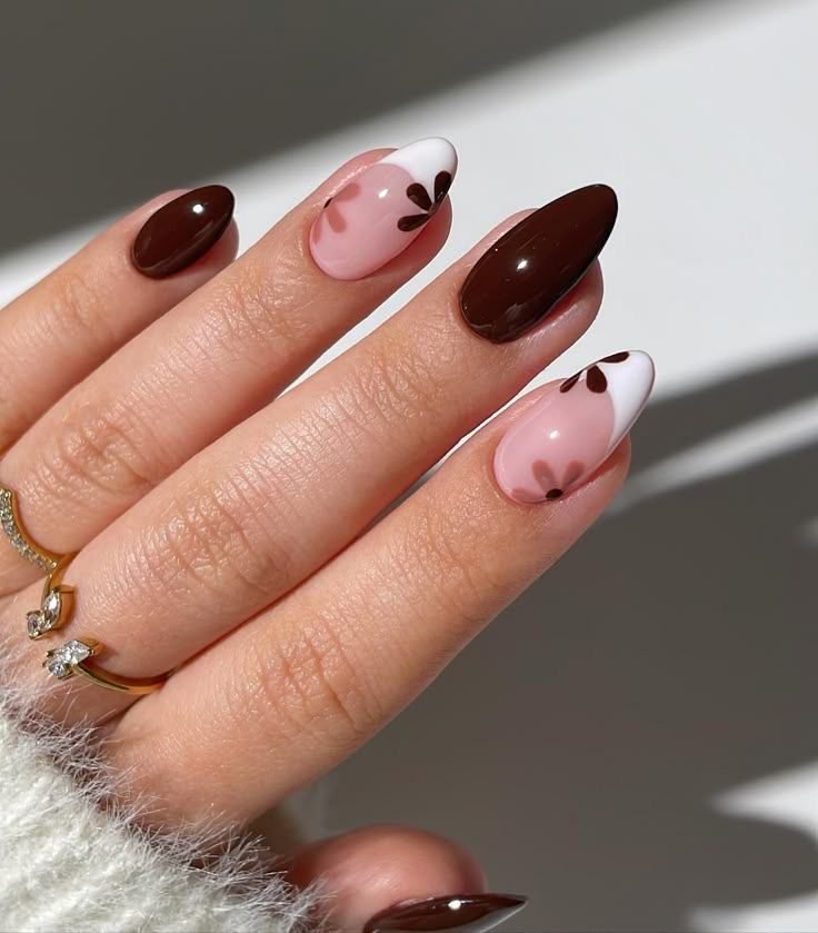 French and Solid Nail Combo