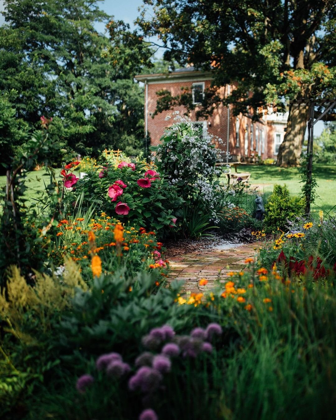 Heritage Home Floral Pathway
