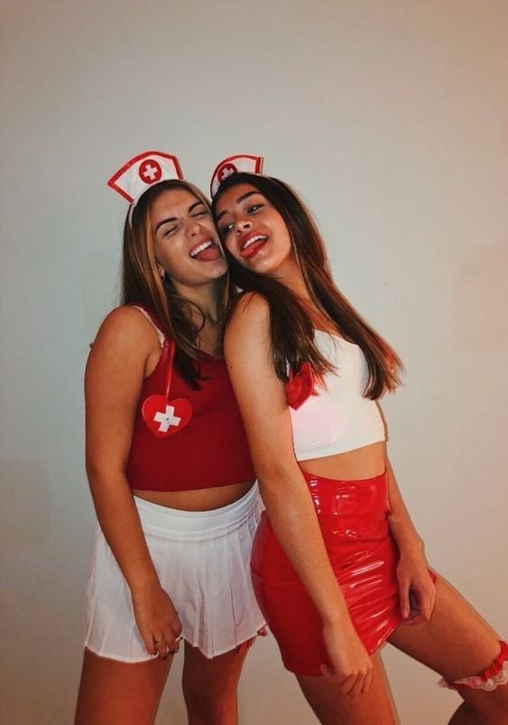 Hot nurse for Halloween