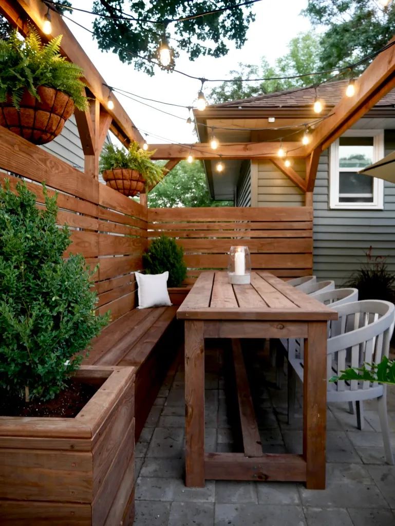 Install a Dining Bench