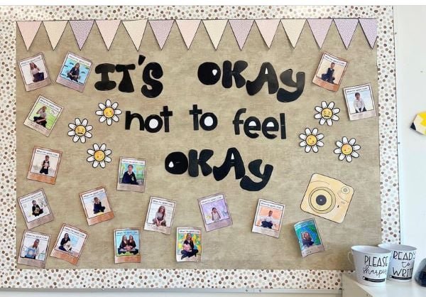 It’s Ok to Not Feel Okay Bulletin Board Idea