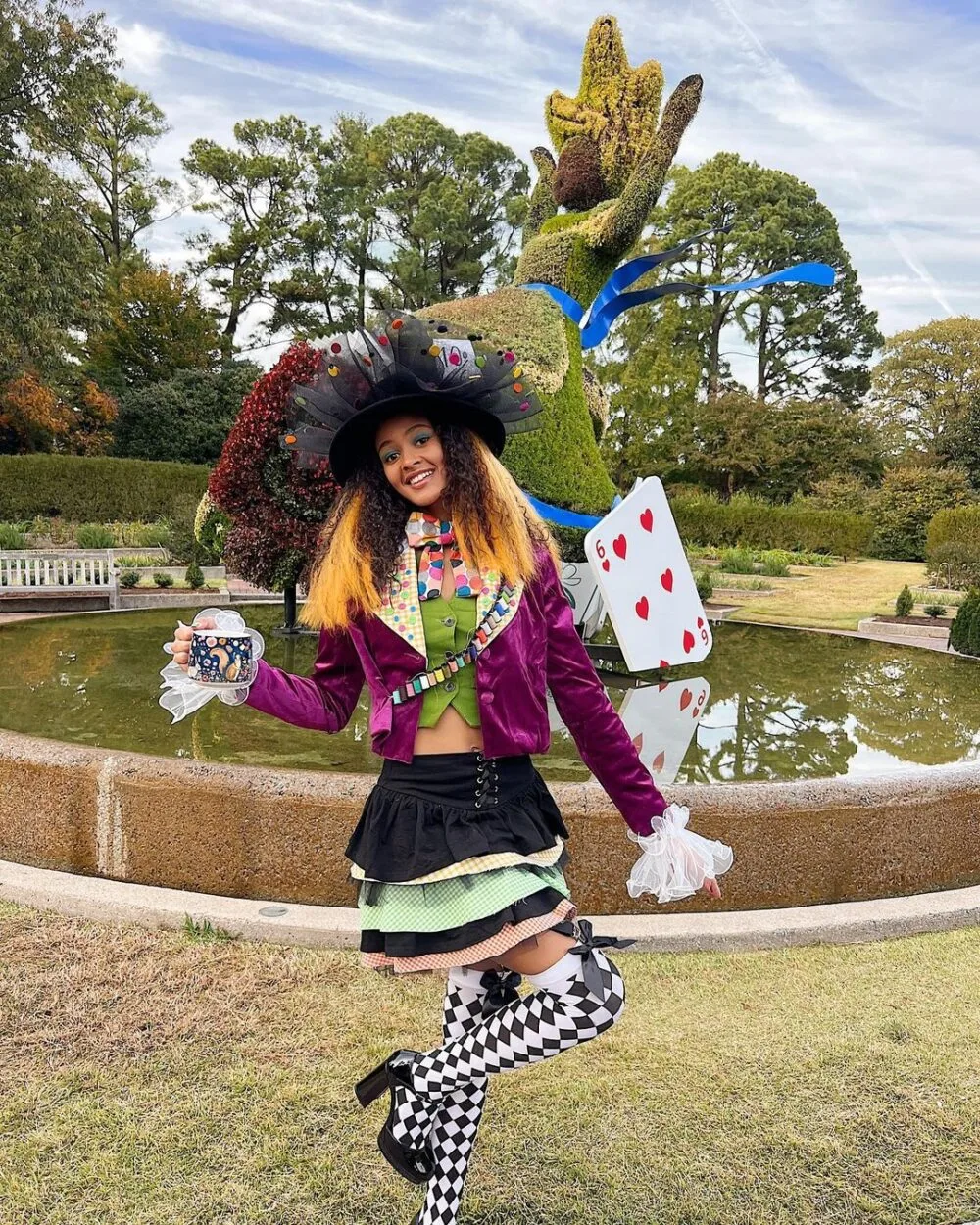Mad Hatter Meets Queen of Hearts