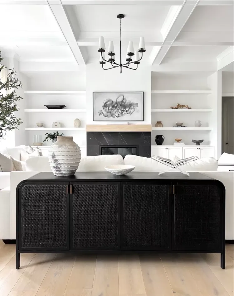 Minimal Sideboard Styling